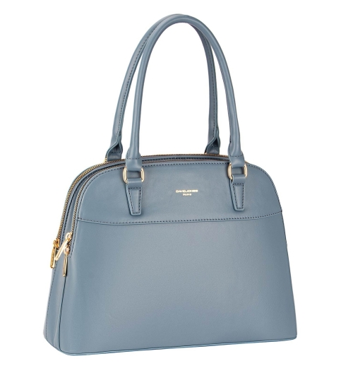 Дамска елегантна чанта синя CM6940 David Jones