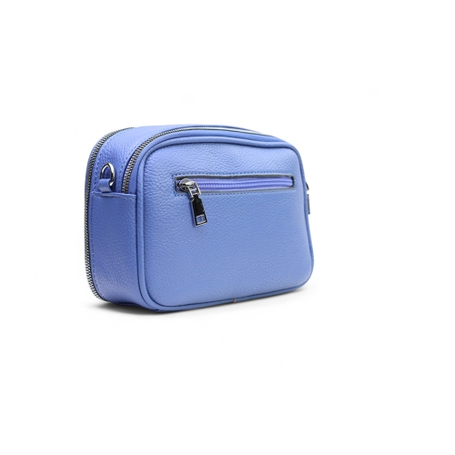 Дамска чанта през рамо синя 28588