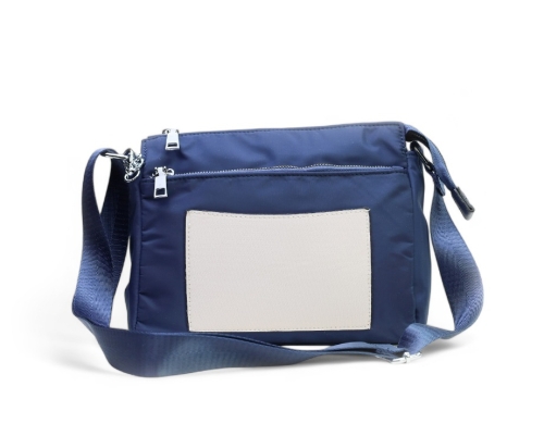 Дамска чанта през рамо тъмно синя 28611