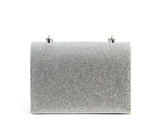 Дамска елегантна чанта сребро N72009
