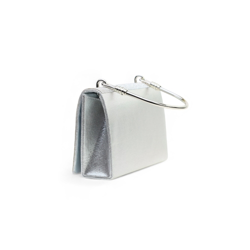 Дамска елегантна чанта сребро N72009