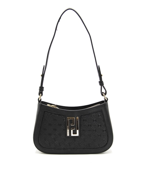 Дамска елегантна чанта черна 1132 M46 P.Baski Silver&Polo