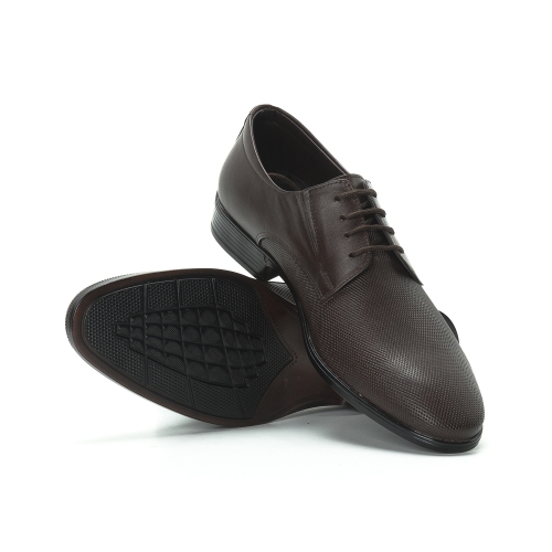 Мъжки елегантни обувки тъмно кафяви 1100-168