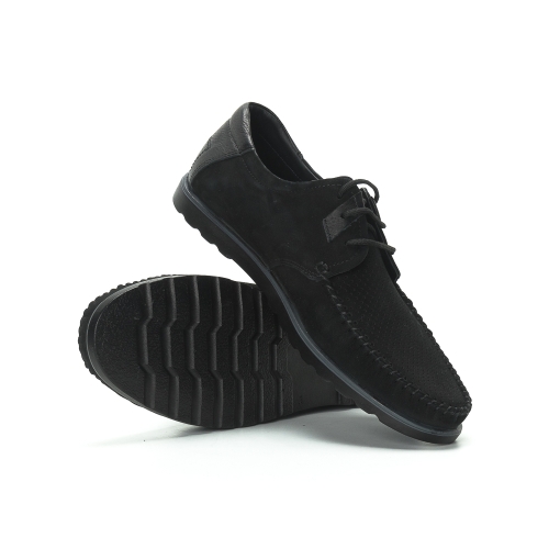 Мъжки ежедневни обувки черни Е602-020-014