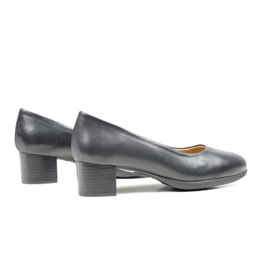 Дамски ежедневни обувки на ток черни 66/653 GS