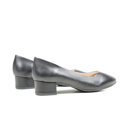 Дамски ежедневни обувки на ток черни 11/1393 GS Modabella