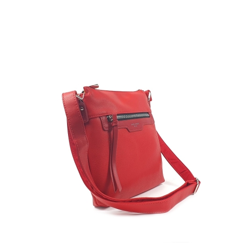 Дамска спортна чанта червена 6201-1